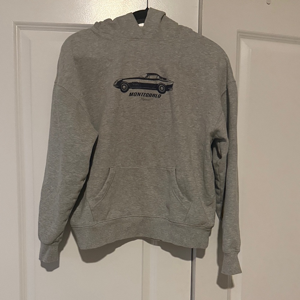 Aeropostale Gray Hoodie with Car Graphic
